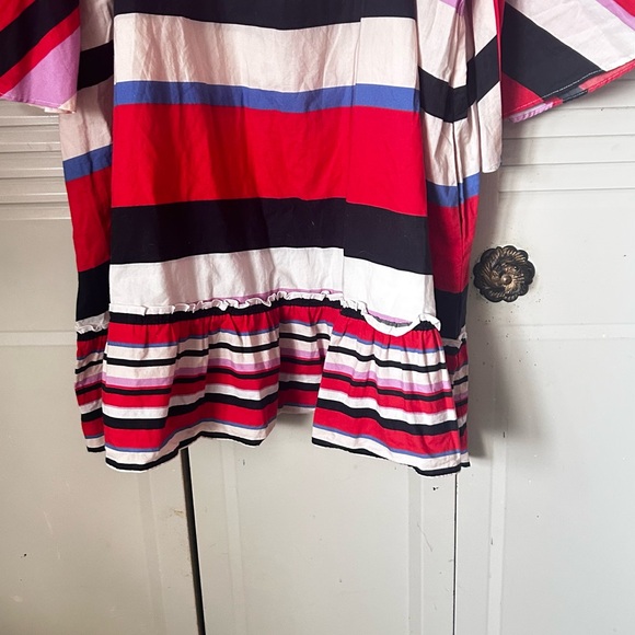 N/Nicholas Amalfi Cold Shoulder Mini Dress – Multicolor Stripes, Size 10… - Picture 3 of 7